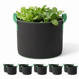 Green Fingers 20 Gallon Grow Bags 300gsm thick Aeration Fabric Pots 10 Pack