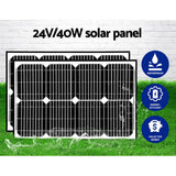 LockMaster Dual Swing Gate Opener 800KG 40W Solar Panel