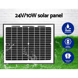 LockMaster Swing Gate Opener Auto 10W Solar Power Electric Remote Control 800KG