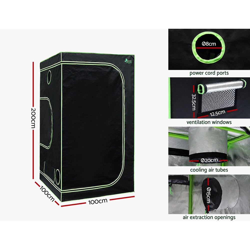 Greenfingers Grow Tent Light Kit 100x100x200CM 220W LED Full Spectrum