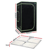 Green Fingers Grow Tent Light Kit 100x100x200CM 4500W LED Full Spectrum