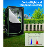 Green Fingers Grow Tent Light Kit 120x120x200CM 2200W LED Full Spectrum
