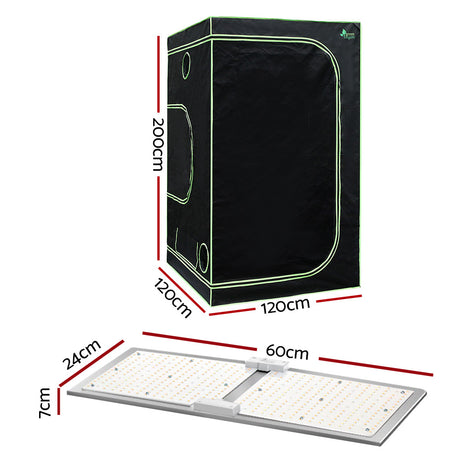 Greenfingers Grow Tent Light Kit 120x120x200CM 220W LED Full Spectrum