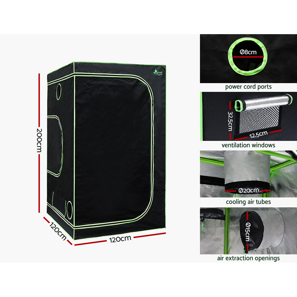 Greenfingers Grow Tent Light Kit 120x120x200CM 220W LED Full Spectrum