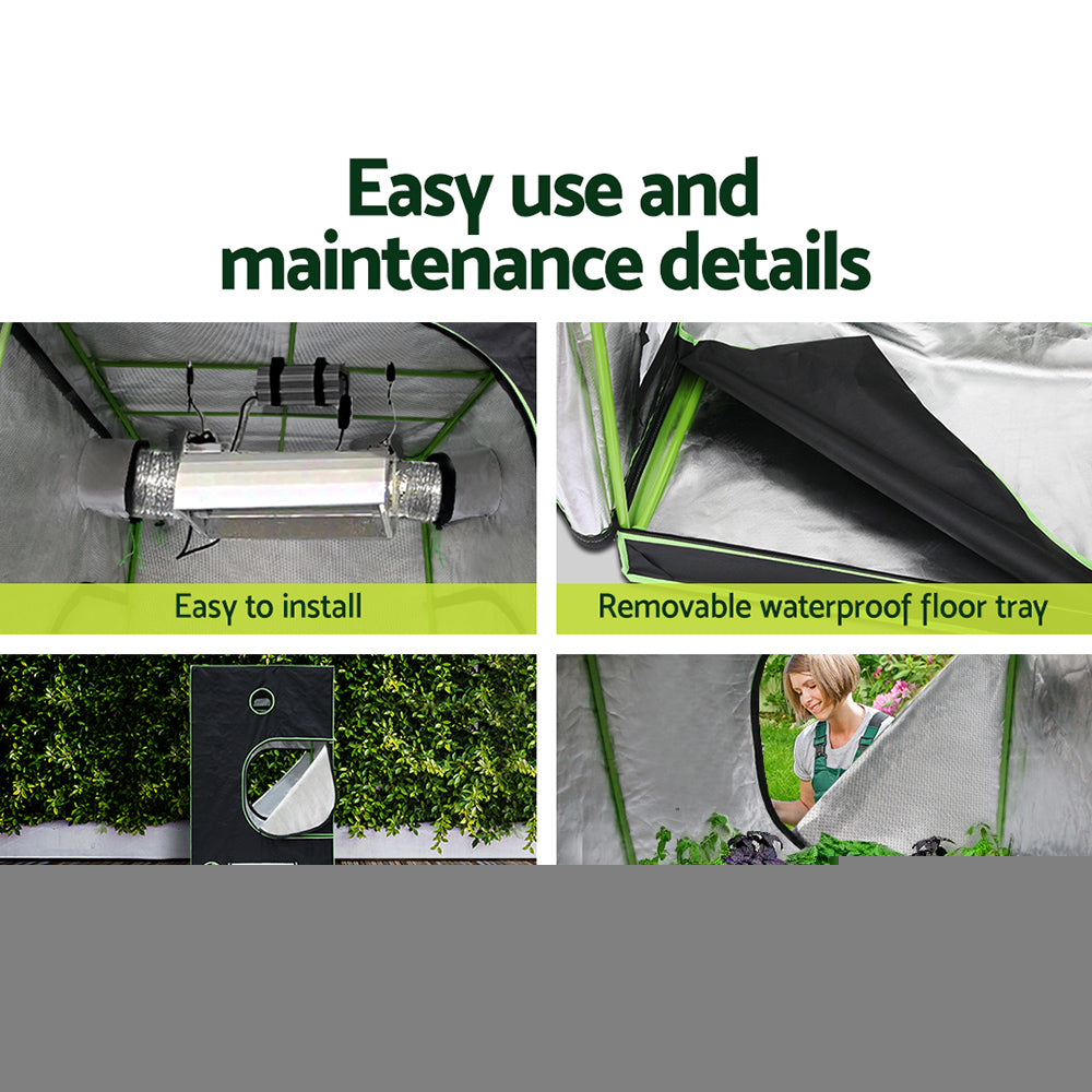 Green Fingers Grow Tent Light Kit 120x120x200CM 4500W LED Full Spectrum