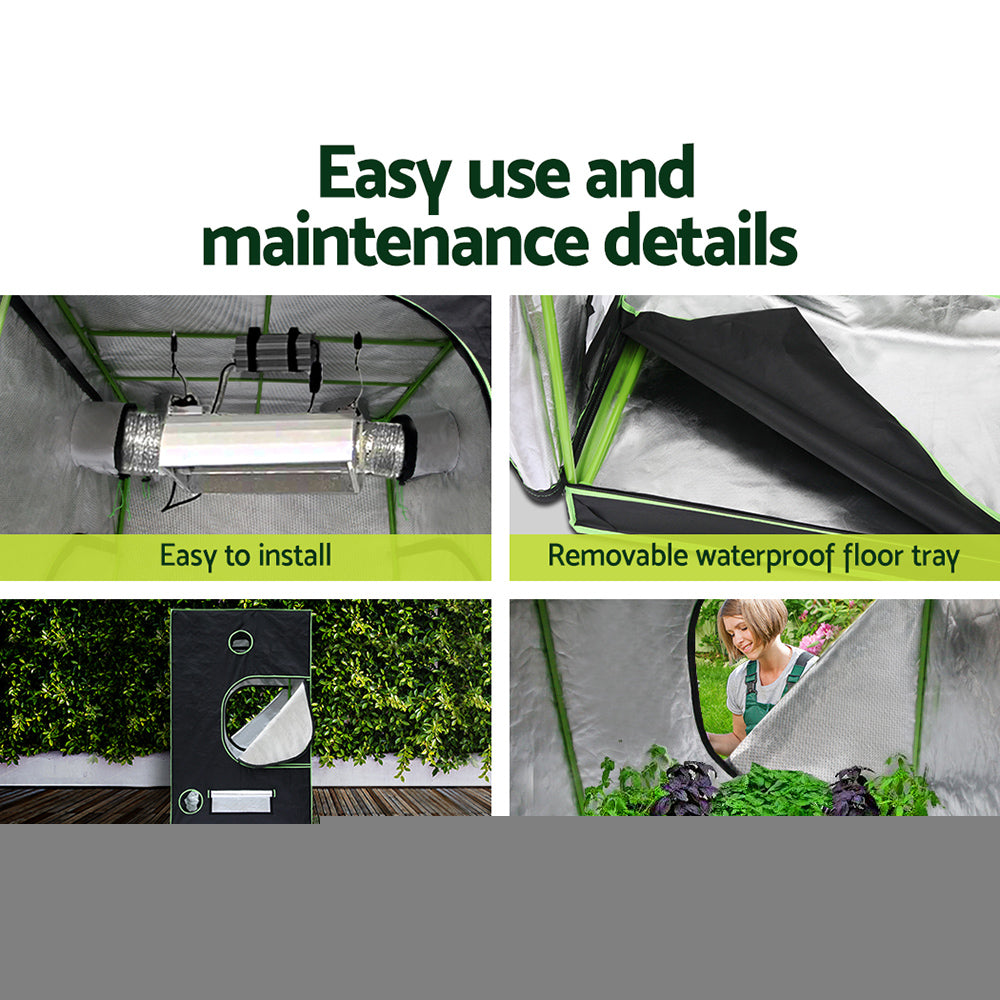 Green Fingers Grow Tent Light Kit 150x150x200CM 4500W LED Full Spectrum