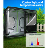 Green Fingers Grow Tent Light Kit 240x120x200CM 2200W LED Full Spectrum