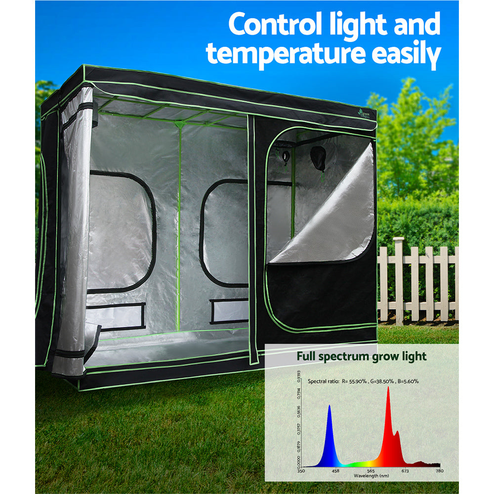 Greenfingers Grow Tent Light Kit 240x120x200CM 220W LED Full Spectrum