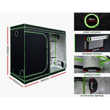 Greenfingers Grow Tent Light Kit 240x120x200CM 220W LED Full Spectrum