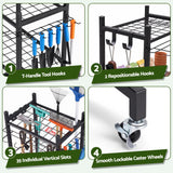 Gardeon Garden Tool Organizer with Wheels Heavy Duty Garage Yard Storage Cart