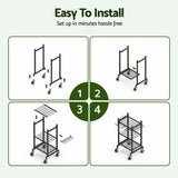 Gardeon Garden Tool Organizer with Wheels Heavy Duty Garage Yard Storage Cart