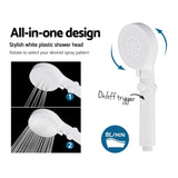 Devanti Portable Gas Water Heater 8L/Min With Pump LPG System Grey