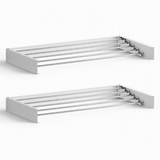 Artiss Set of 2 Clothes Rack Wall Mounted Airer Foldable White