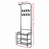 Artiss Clothes Rack Airer Coat Stand 179cm Hanger Rail Closet