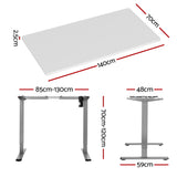 Artiss Standing Desk Motorised 140CM White