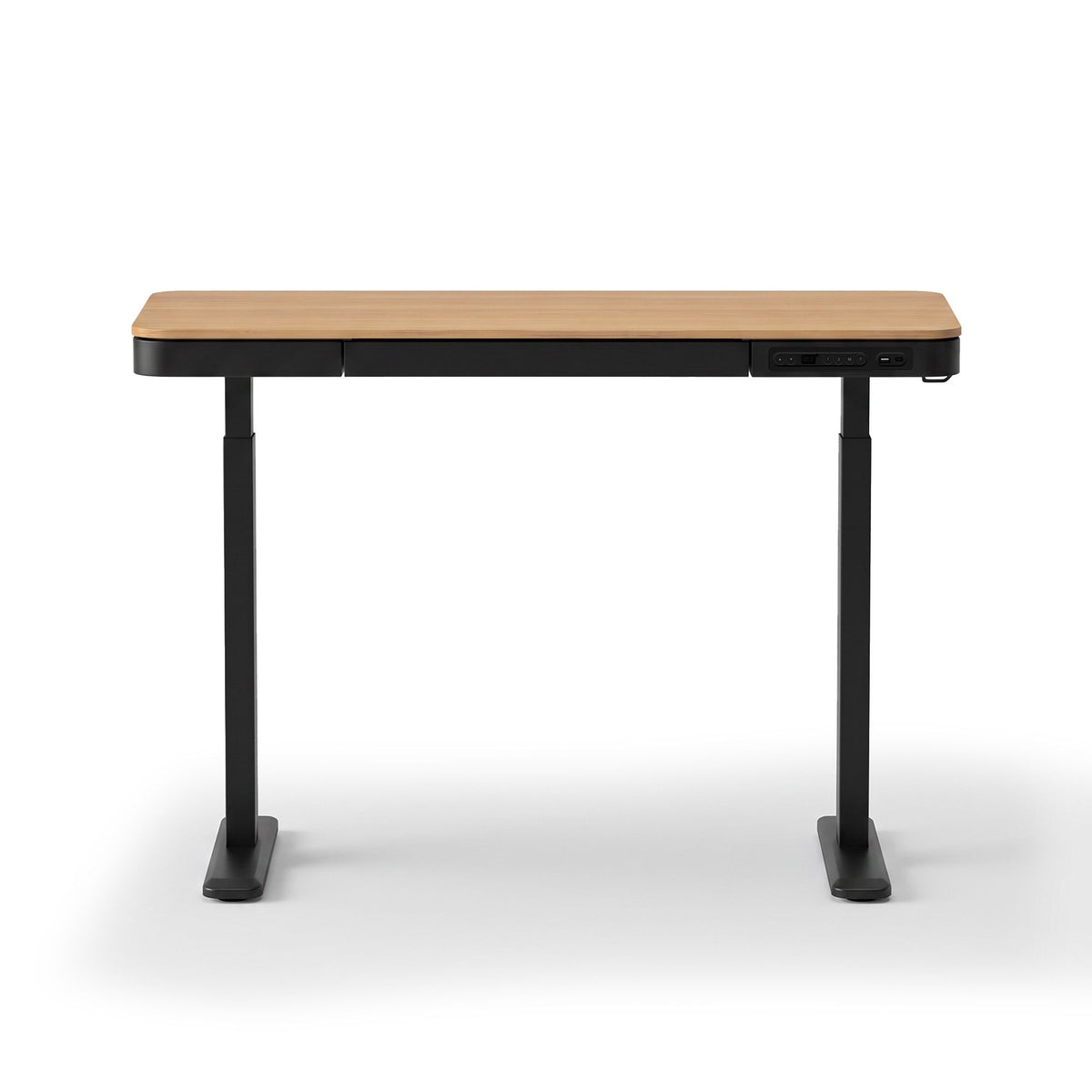 Artiss Motorised Standing Desk with Storage Drawer 120cm Wood Black