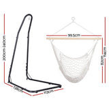 Gardeon Hammock Hanging Chair with Heavy Duty Steel Stand