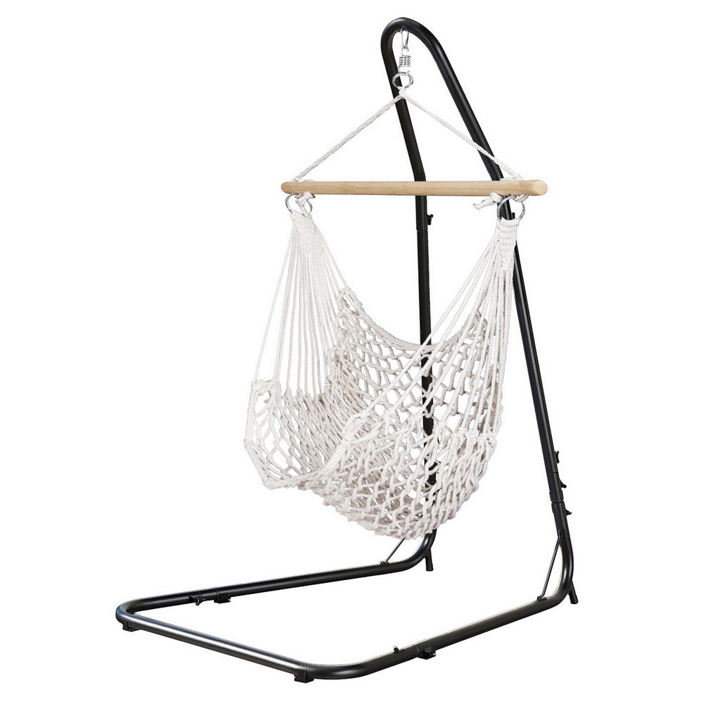 Gardeon Hammock Hanging Chair with Heavy Duty Steel Stand