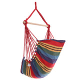 Gardeon Hammock Chair Outdoor Camping Hanging Hammocks Cushion Pillow Rainbow