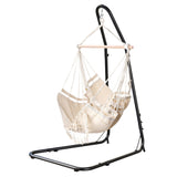 Gardeon Hammock Hanging Chair with Steel Stand