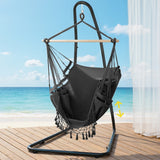 Gardeon Hammock Hanging Chair with Steel Stand