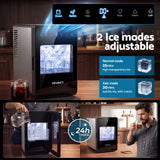 Devanti Ice Maker 5cm Large Ice Cubes Countertop Machine 150pcs/24h for Home