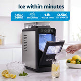 Devanti Ice Maker Ice Slim Compact Countertop Machine 12KG/24H for Home