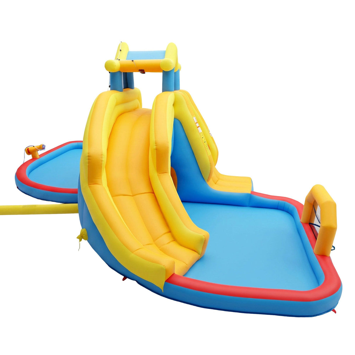 Keezi Inflatable Kids Pool Water Slide Splash Castle Football 622cmx542cm