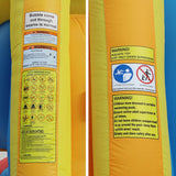 Keezi Inflatable Kids Pool Water Slide Splash Castle Football 622cmx542cm