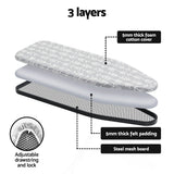 Artiss Foldable Ironing Board with Iron Rest Ironing Board for Laundry Room Arrow
