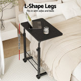 Mobile Laptop Desk U Shaped Design Black