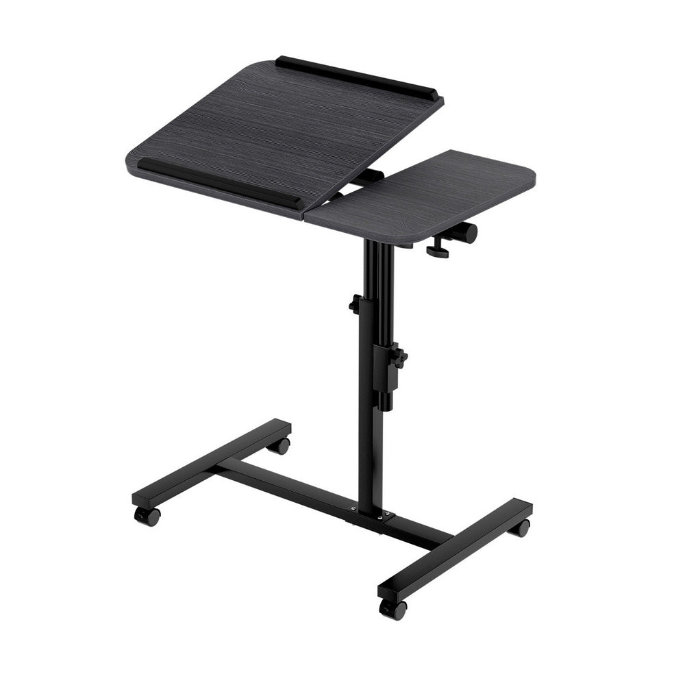 Rotating Mobile Laptop Adjustable Desk Black