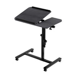 Rotating Mobile Laptop Adjustable Desk Black