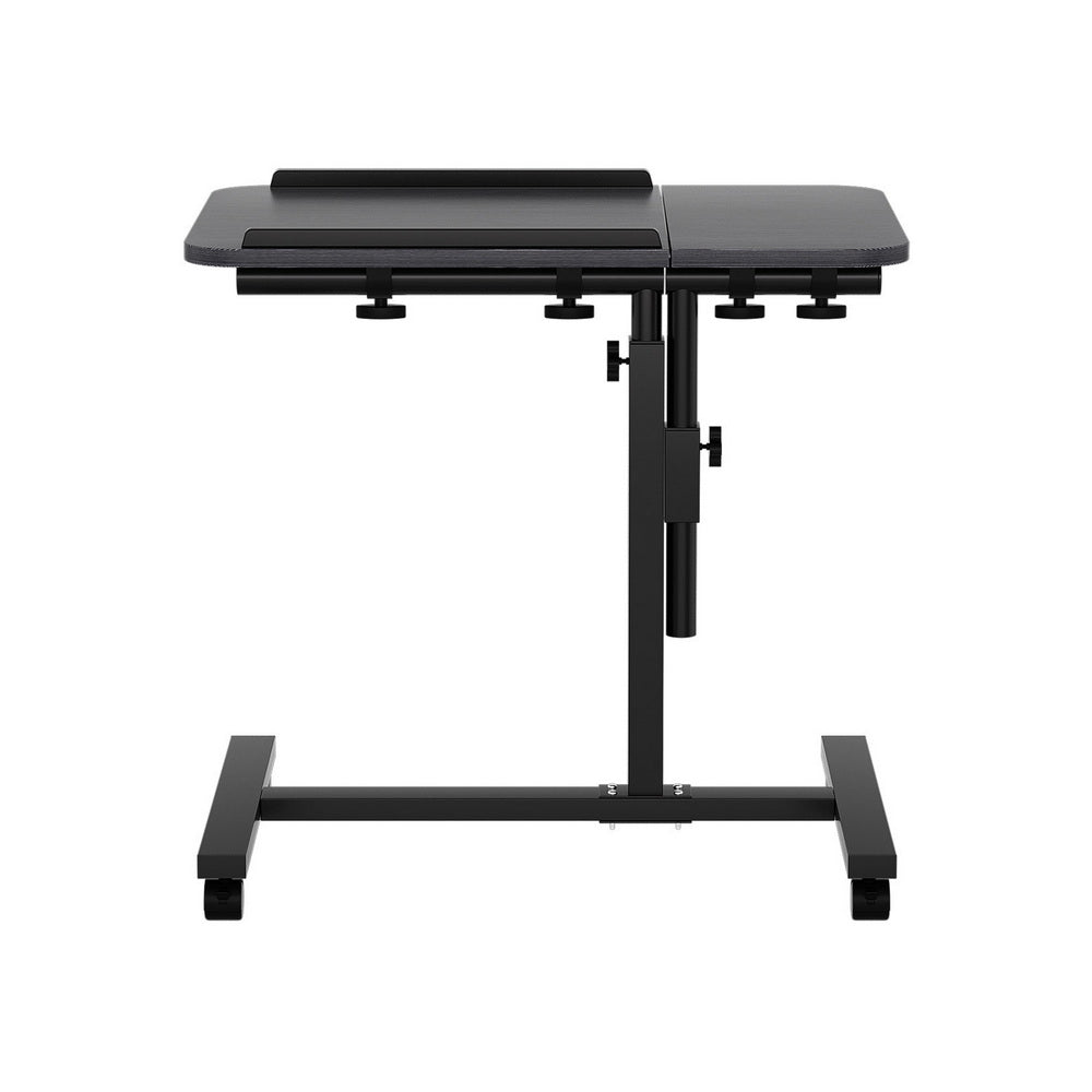 Rotating Mobile Laptop Adjustable Desk Black