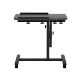 Rotating Mobile Laptop Adjustable Desk Black
