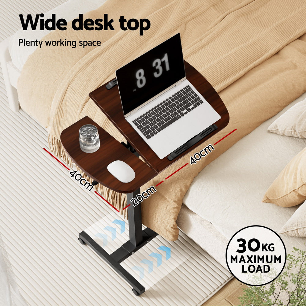 Mobile Laptop Desk - Walnut