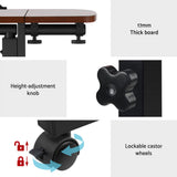 Mobile Laptop Desk - Walnut