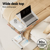 White Sleek Mobile Laptop Desk