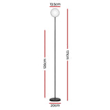 LED floor lamp Black