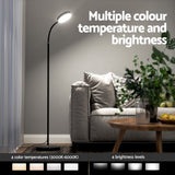 LED floor lamp Black