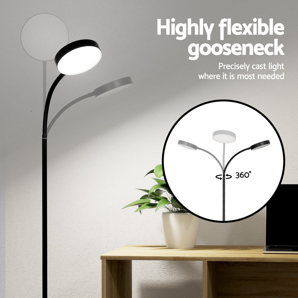 LED floor lamp Black