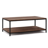 Coffee Table Wood & Black