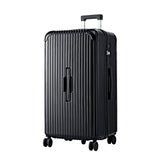 Wanderlite 32" Trunk Luggage Suitcase Travel 5 Wheels Type-C Port TSA Black