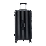Wanderlite 32" Trunk Luggage Suitcase Travel 5 Wheels Type-C Port TSA Black