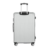 Wanderlite 28-inch Luggage Set with TSA Lock�ABS Hard Shell Travel Suitcase Organiser Luggage Case Light Grey
