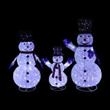 3 PCS Christmas Lights 330 LED Fairy Light Snowman Decorations Jingle Jollys