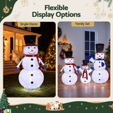3 PCS Christmas Lights 330 LED Fairy Light Snowman Decorations Jingle Jollys