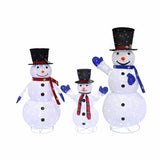 3 PCS Christmas Lights 330 LED Fairy Light Snowman Decorations Jingle Jollys