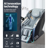 Livemor 4D Massage Chair Recliner SL Track Full Body Zero Gravity Massager Heated AI Body Scan Melisa