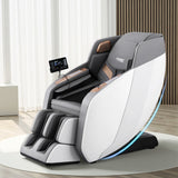 Livemor Massage Chair Electric Recliner Double Core Mechanism Massager ROWA White